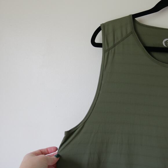 Women's ZYIA Olive Green XXXL Sleeveless Athletic Top Shirt - Picture 5 of 6
